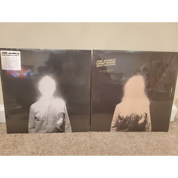 Lot of 2 Jim James LPs (New): Uniform Clarity (White) Uniform Distortion